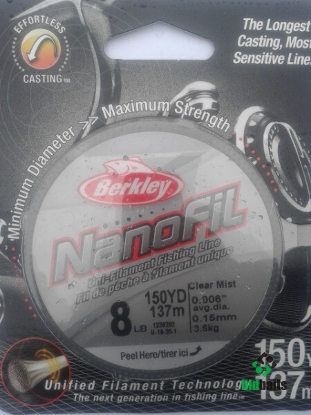 Купить Berkley NanoFil 8 lb 0.006 150 yd 137m 3,5kg clear mist