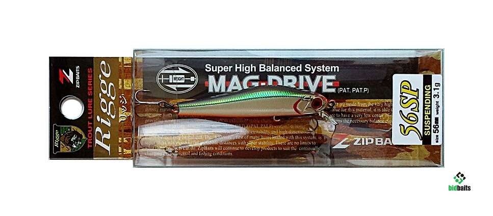 Leurre ZipBaits Rigge Deep 56SP - Wobbler Suspending 56 Mm 3.4g - Coloris 240