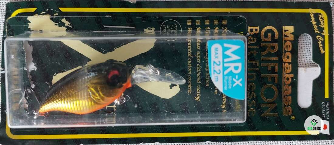 Leurre Flottant Megabass Griffon Bait Finesse SRX - 38mm, 5.3g, Kin (crankbait, Neuf, Avec Grelot)