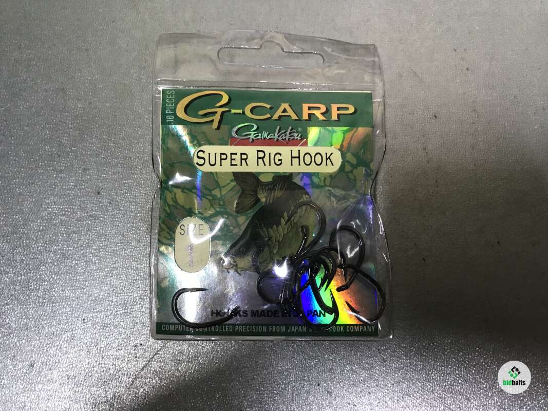 Купить Японские крючки Gamakatsu G-Carp Super Rig Hook size 1 по цене ...