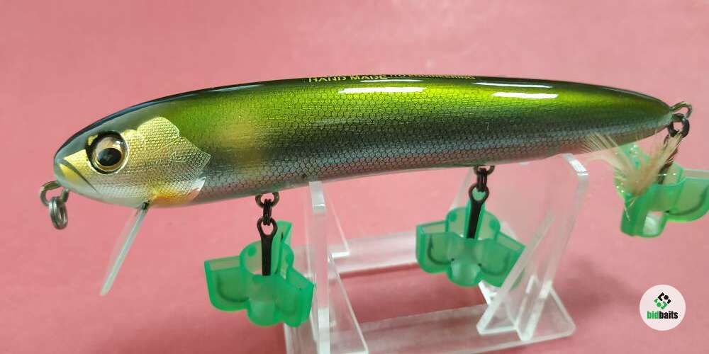 Leurre Megabass ITO DORUM 120 Fait Main - Yellow Art Bone - Neuf - Japon