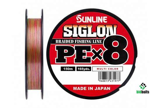 Купить Леска плетёная SUNLINE Siglon PE X8 150m 1.7 / 30LB (Multicolor ...