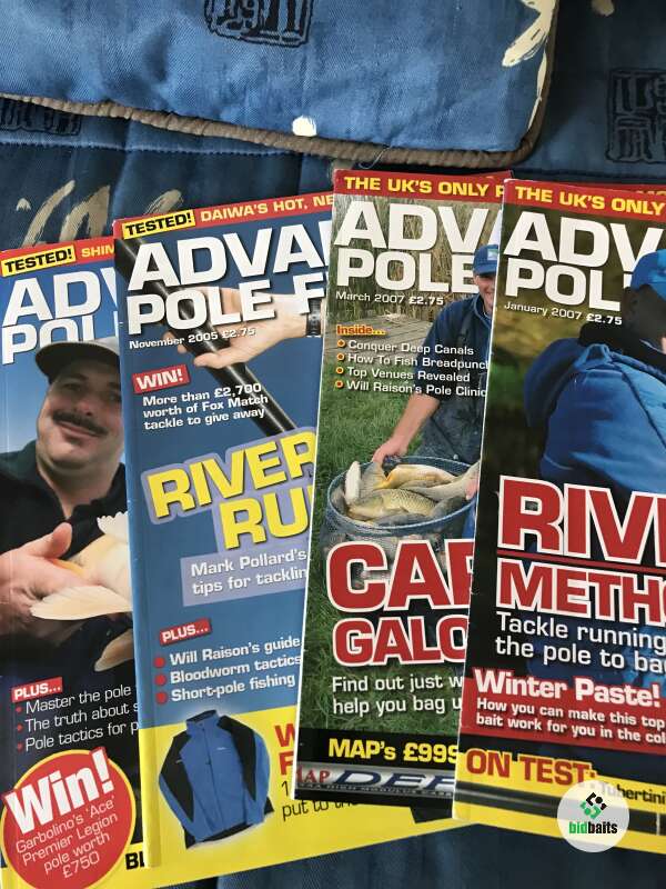 Купить Комплект редких английских журналов Advanced Pole Fishing