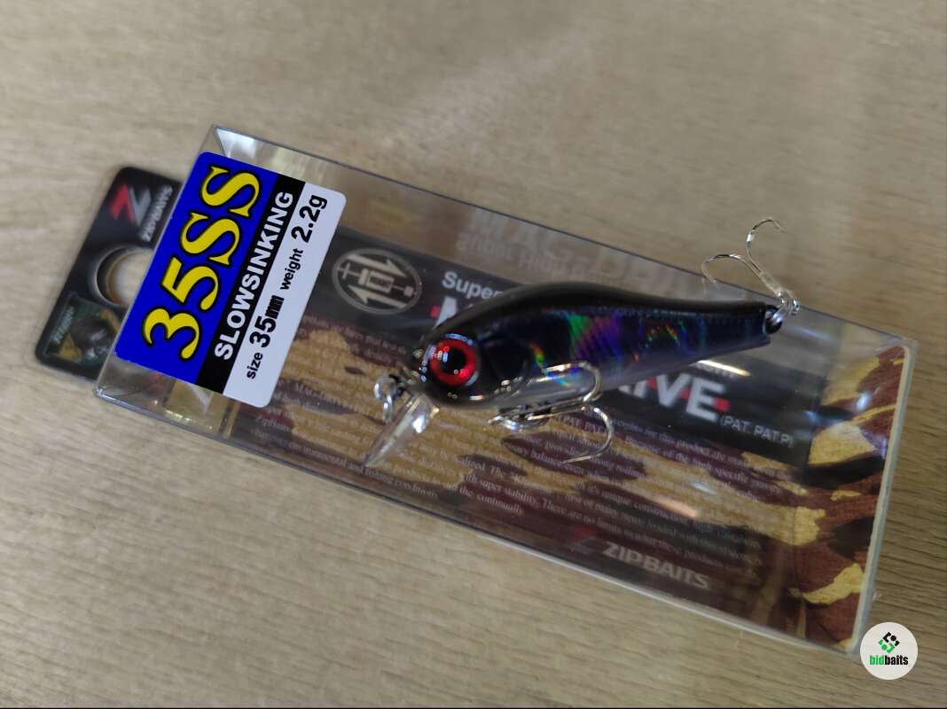 Leurre Zipbaits Rigge 35SS - Nageur Coulant Lent - 35mm / 2.2g - Pour