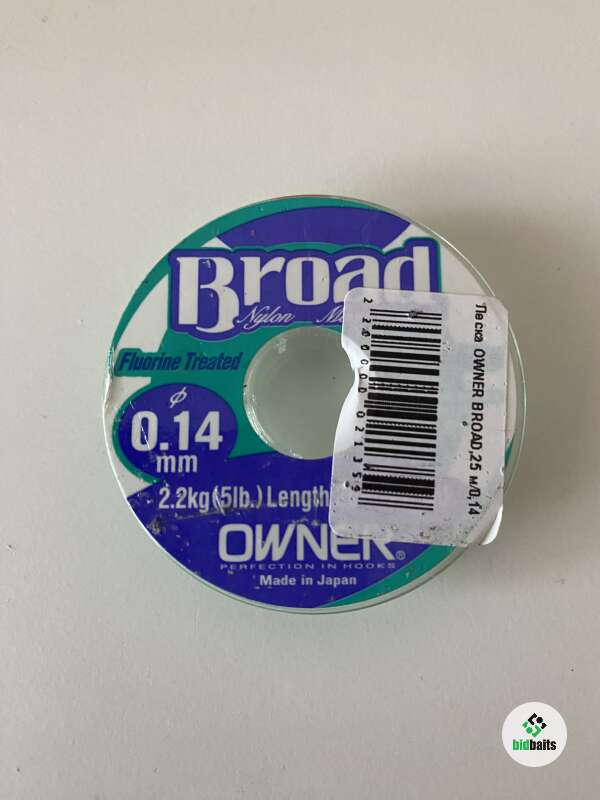 Купить Леска зимняя Owner Broad 25м 0.14мм по цене 200 руб.