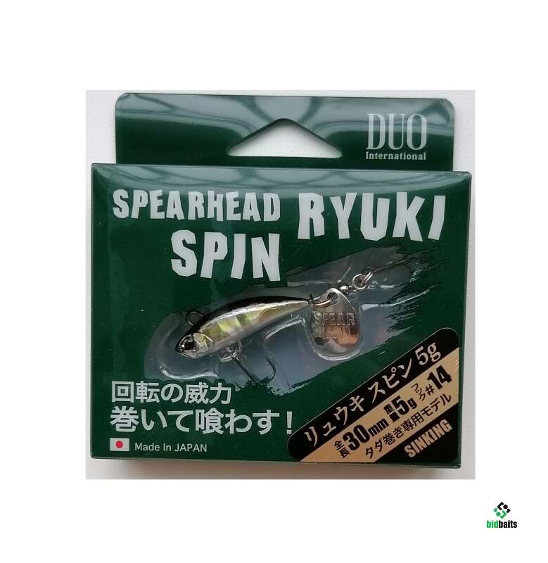 Купить тейл спиннер DUO Spearhead Ryuki Spin 5g River bait по цене 800 руб.
