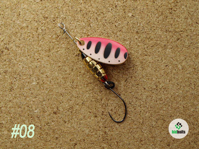 River Old Satellite Torpedo 8g Trout Spinner – Various Colors, Sinking Lure For Freshwater Fishing 2 thumbnail image