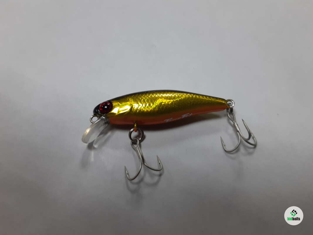 Leurre Jackall Tiny Fry 38SP HL - Cuivre Yamame - Suspending - 38mm 1.5g
