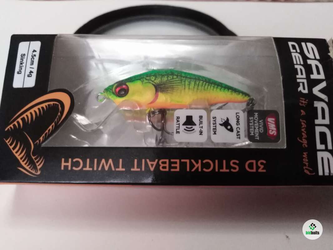 Savage Gear, 3D Sticklebait Twitch, 4.5cm, 4g