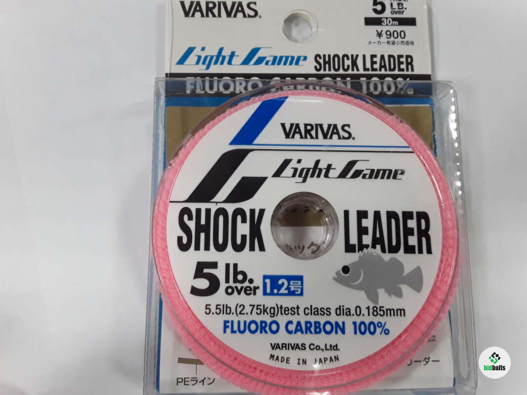 Купить Леска VARIVAS Light Game Shock Leader Fluoro 30m 0.185mm 5lb(2.75kg)  по цене 790 руб.