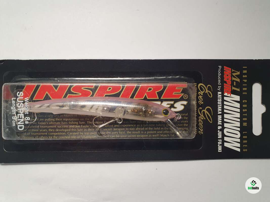 Leurre De Pêche Souple EVERGREEN M-1 INSPIRE MINNOW 90mm – AC105 (occasion)