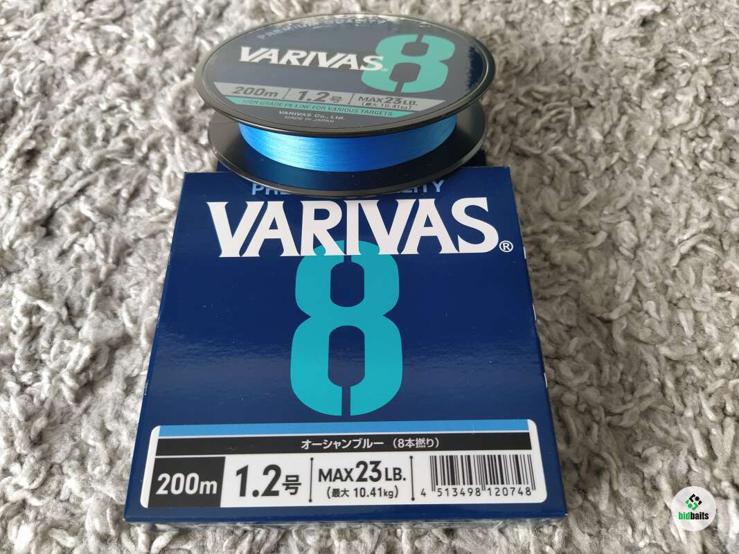 Купить Плетеный шнур Varivas PE X8 #1.2, 200m (Ocean BLUE) по цене 2700 ...