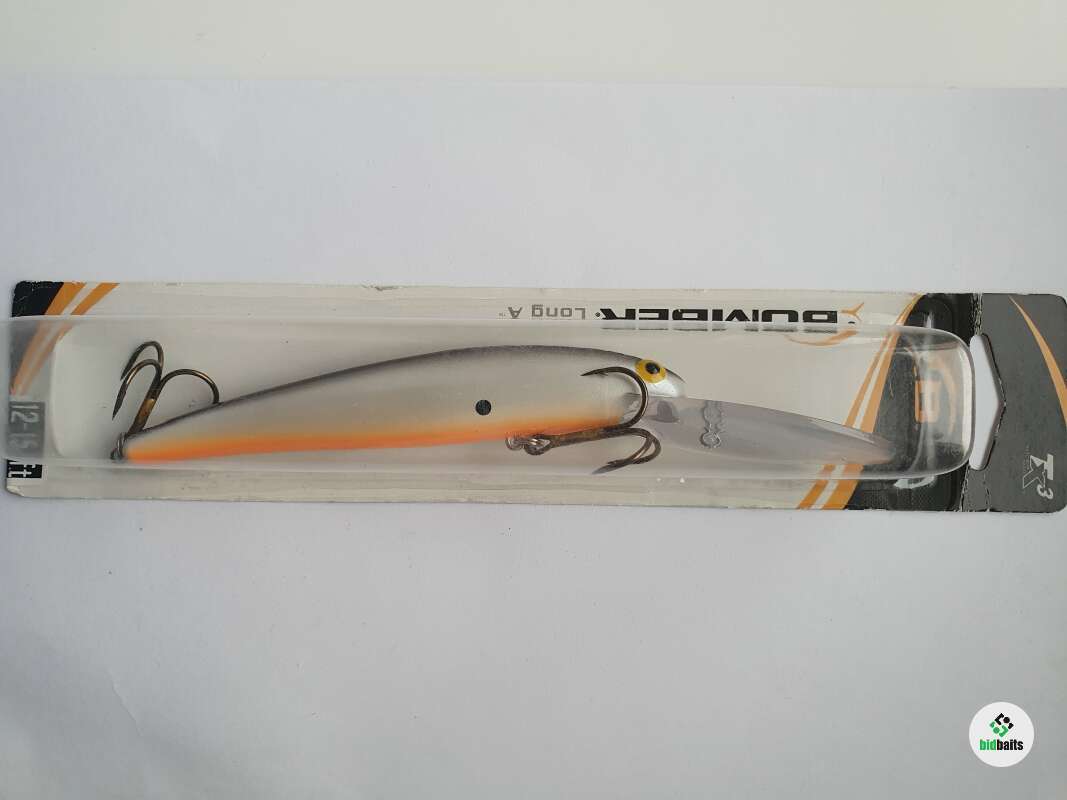 Bomber Deep Long A Lure Fire Tiger Bass; 4 1/2 In