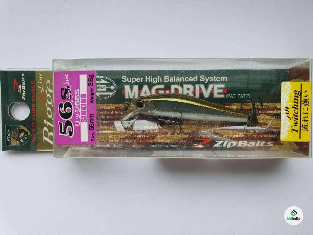 Wobbler ZipBaits Rig Deep 56S – Leurre Plongeant 56 Mm, 4,5 G, Couleur 513