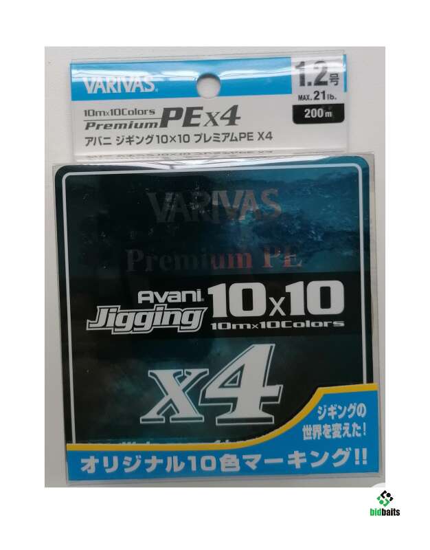 AVANI Jigging10×10 Premium PE X4 – VARIVAS