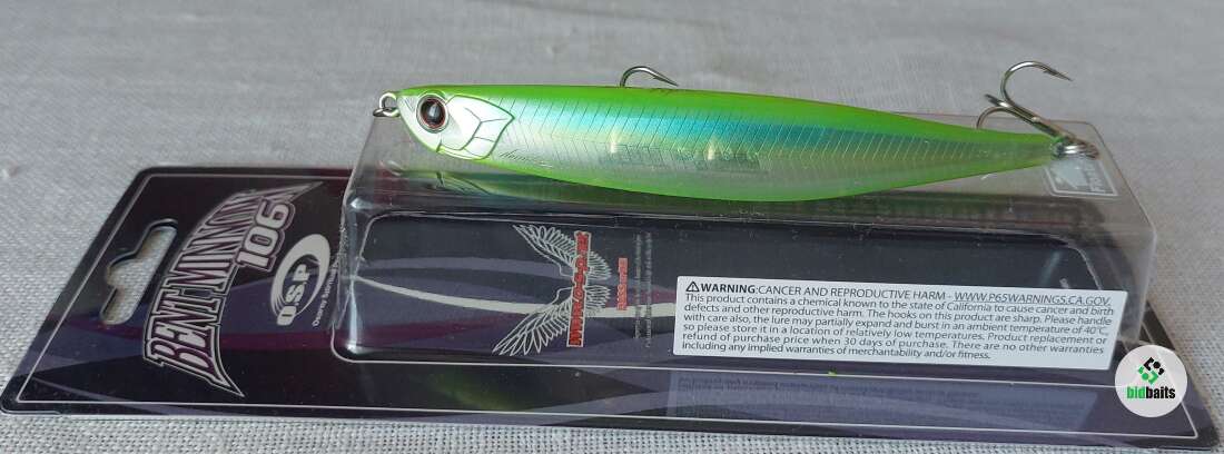 Leurre OSP Bent Minnow 106F Flottant – Coloris H-22, 106 Mm, 10g, Pour Carnassiers