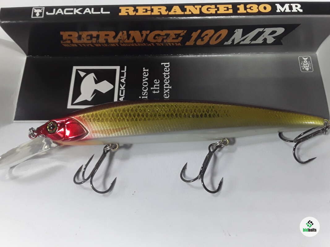 Jackall Rerange 85F Flottant Leurre HL Gold & Black (4664