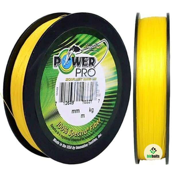 Купить Плетеный шнур PowerPro 135m 0.19mm 13kg Hi-Vis Yellow по цене 1650  руб.