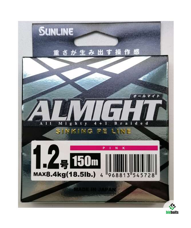 Купить NEW! Плетённый шнур SUNLINE ALMIGHT x 5 150m #1.2 (18.5lb