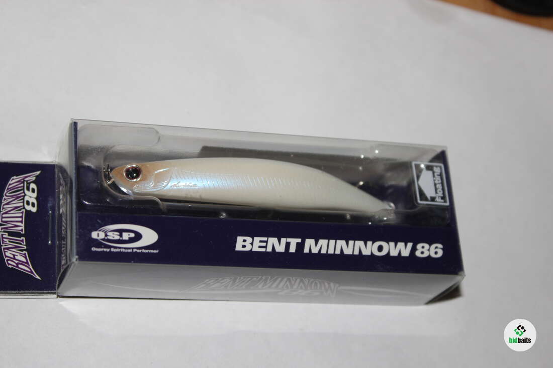 Leurre OSP Bent Minnow 86F Flottant – Coloris PP-88 – 86mm, 5.9g (Neuf)