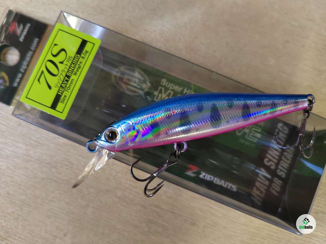 Leurre Zipbaits Rigge 70S Flat – Couleur 913 – Plomb Coulant Lourd 8g – Neuf