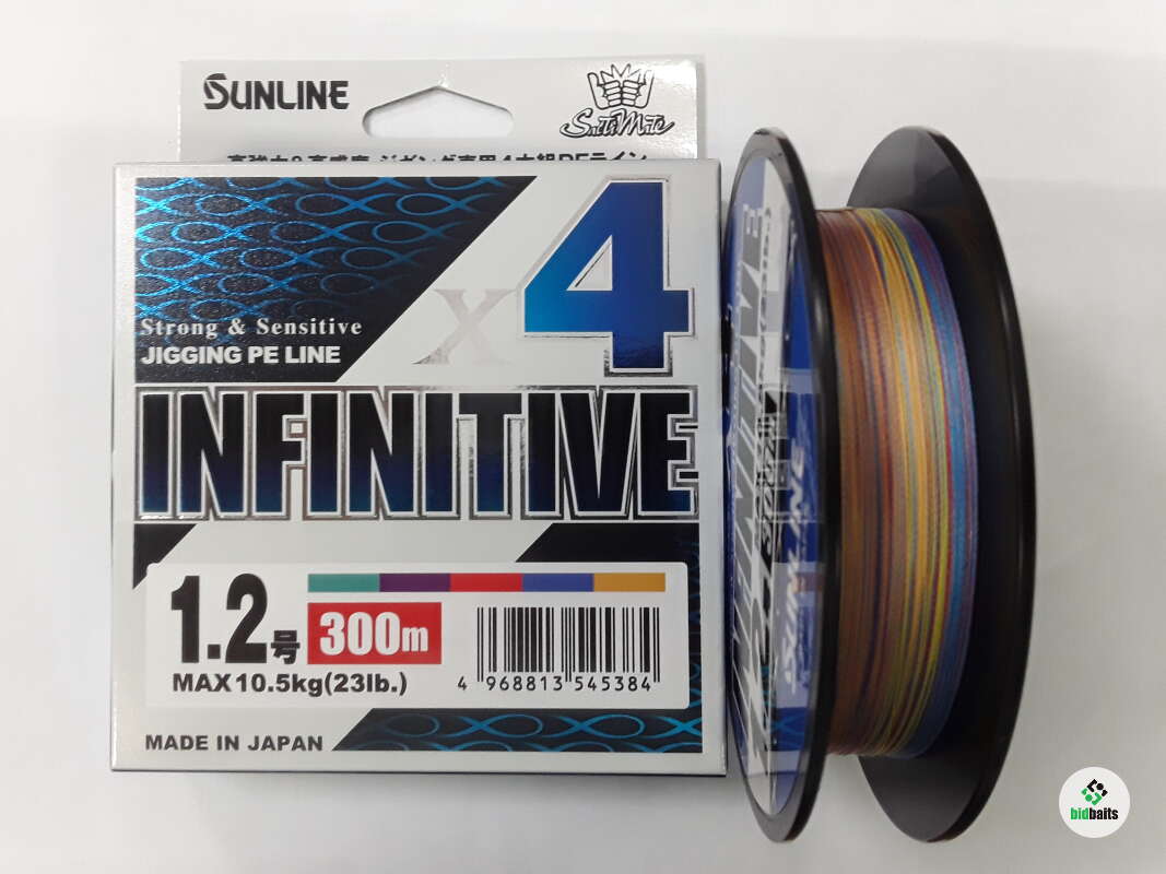 Купить Шнур Sunline SaltiMate Infinitive X4 300m мультиколор #1,2 23lb ...