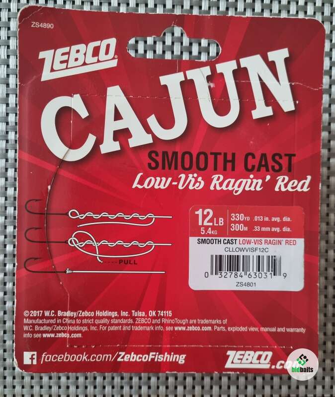 Купить Леска - Zebco Cajun CLLOWVISF12C Fishing Line - 300м. по цене 685  руб.