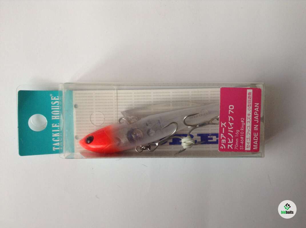 TackleHouse Spino Vibe SSV Lure - 2.8" Sinking Vibration Minnow For Bass Fishing, Slow Roll To Fast Wobble Action