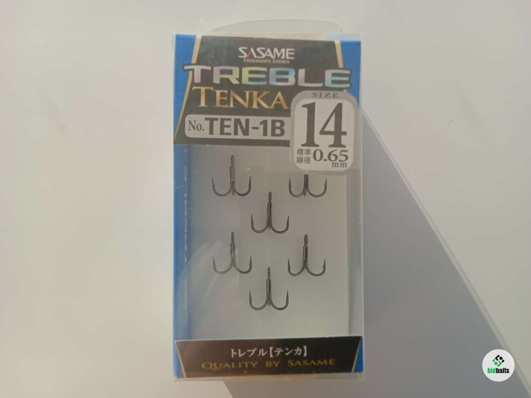 Купить SASAME TREBLE TENKA N 14 TEN-1B (6шт) по цене 450 руб.