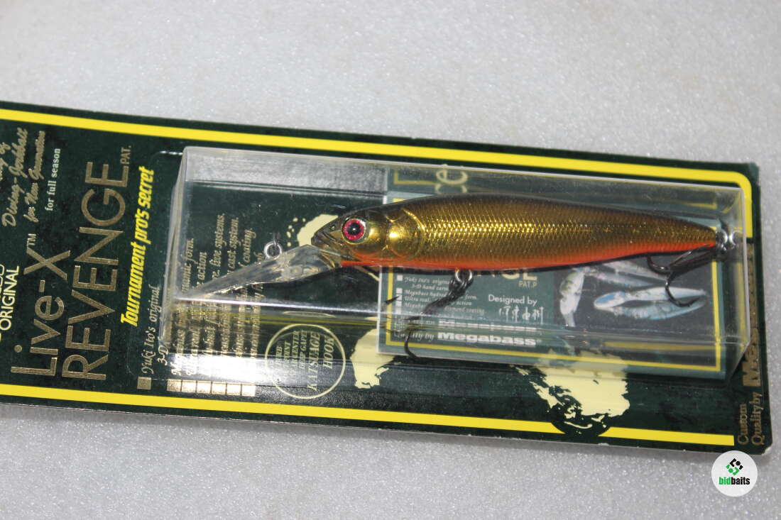 Leurre Megabass Flap Slap Diving SP C – 77mm, 3/8 Oz, Flottant, Couleur Kinkuro