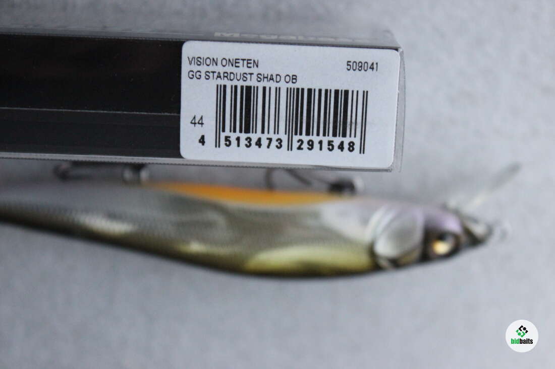 Esca Megabass Vision 110 OneTen Jerkbait, Modello GP Crystal Shad, Per Pesca Al Bass