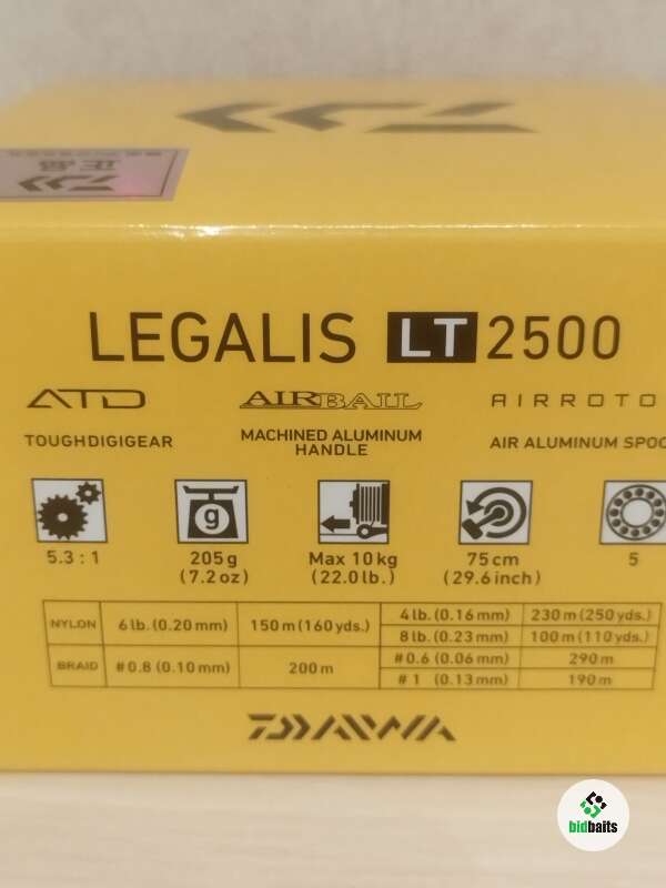 Купить Катушка Daiwa 20 Legalis LT 2500 по цене 6800 руб.