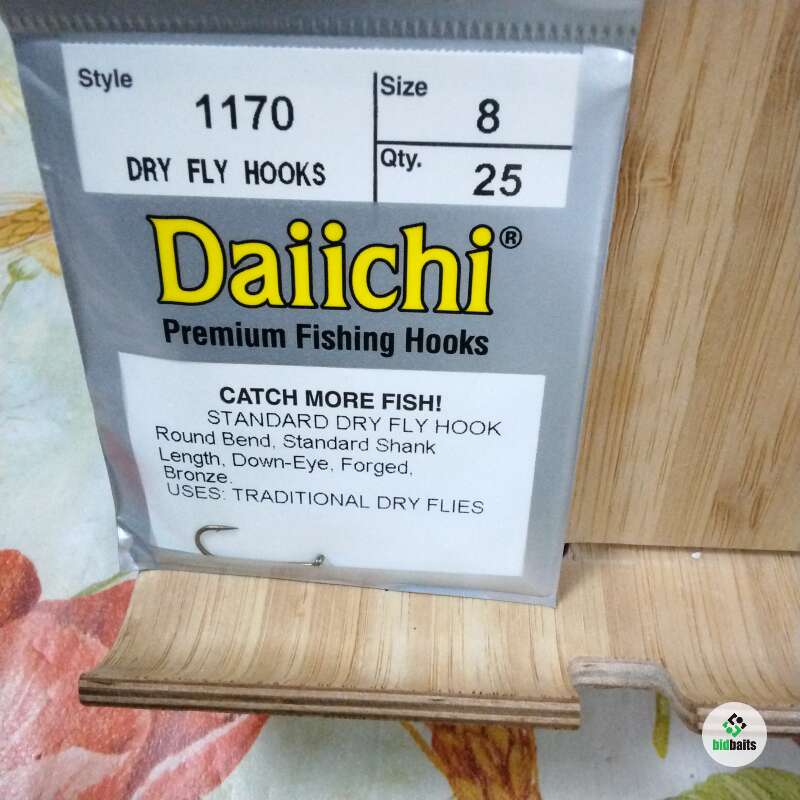 Купить Крючки Daiichi Style 1170 DRY FLY HOOKS(Size10,Qty:25.)(Style1170  Size8Qty:25) по цене 300 руб.