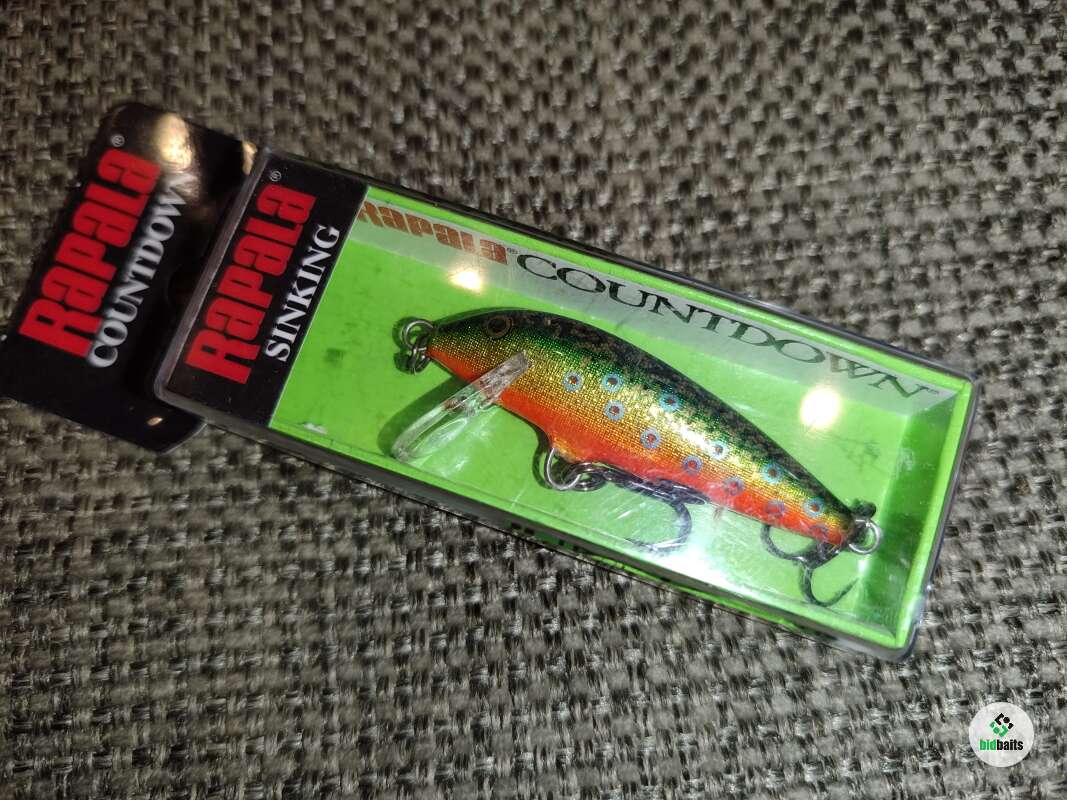 3 lures rapala cd-5 cd05 btr brook trout sinking countdown 2 3