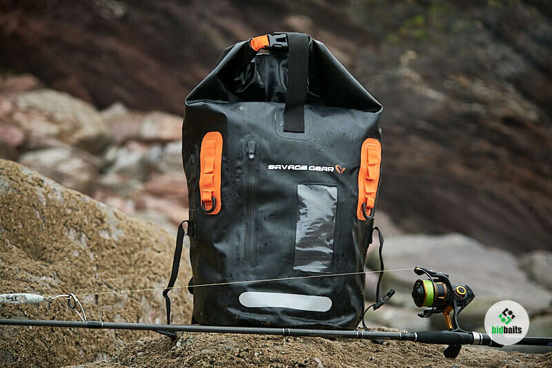 Borsa Impermeabile SAVAGE GEAR WP Rollup Bag 5L – Cotone PVC Per Pesca E Barca, Nera