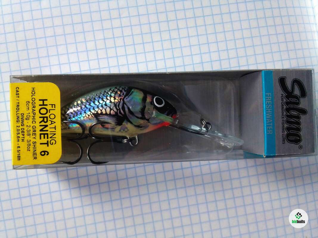 Pinne Snorkeling Esche Da Pesca Salmo Hornet Affondanti - Dimensioni 2.5 Cm E 3.5 Cm, Per Luccio E Persico Crankbait Salmo - Foto 4