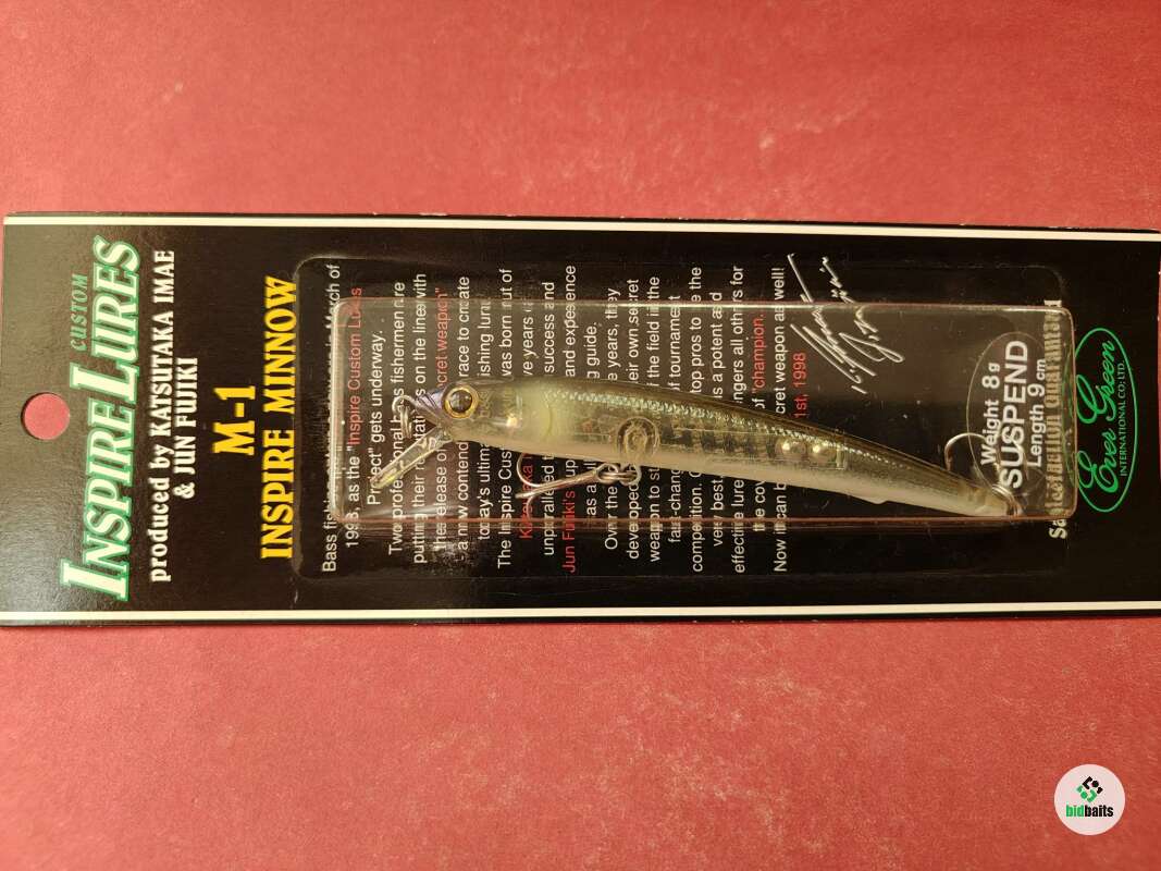 Leurre EVERGREEN M-1 INSPIRE MINNOW #BC91 - 90mm 8g Pour Pêche Freshwater - Occasion