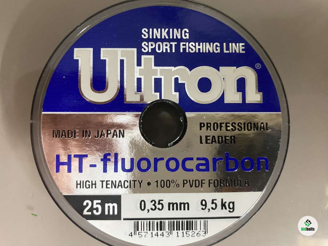 Купить Флюорокарбон Ultron Fluorocarbon 25m 0,35mm 9,5kg по цене 300 руб.