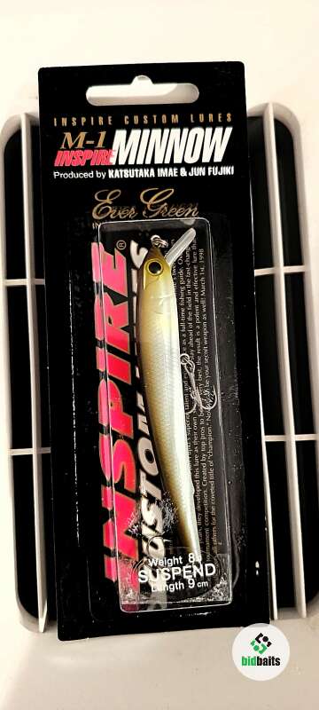 Leurre De Pêche EVERGREEN M-1 INSPIRE MINNOW #AR14, 90mm, 8g, Occasion