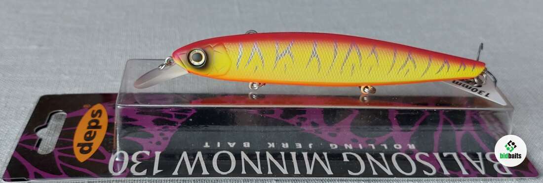 Leurre Suspendu Deps Balisong Minnow 130SP – 130mm – Coloris 22 – Perche