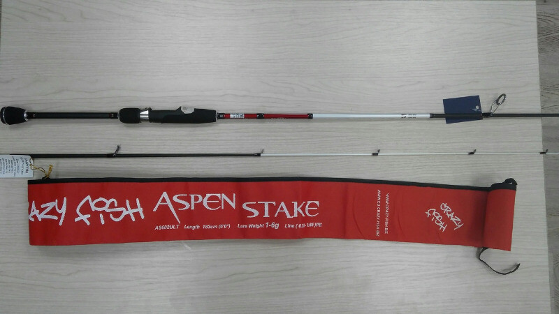 Crazy fish aspen stake