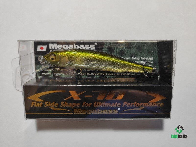 Leurre Megabass X-70 Suspend Minnow – Wagin Ayu (3026), 70mm, Flottant Neutre