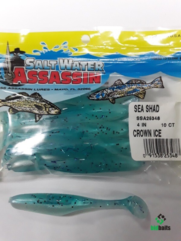 Bass Assassin SSA25 4" Sea Shad Lure SSA25214 Chicken On A Chain • Price
