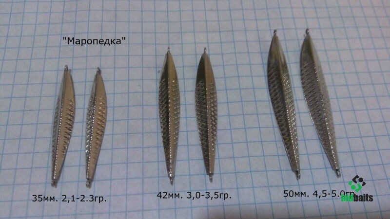 Маропедка блесна чертеж с правильными размерами